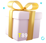 Receba seus bônus de boas-vindas no T89